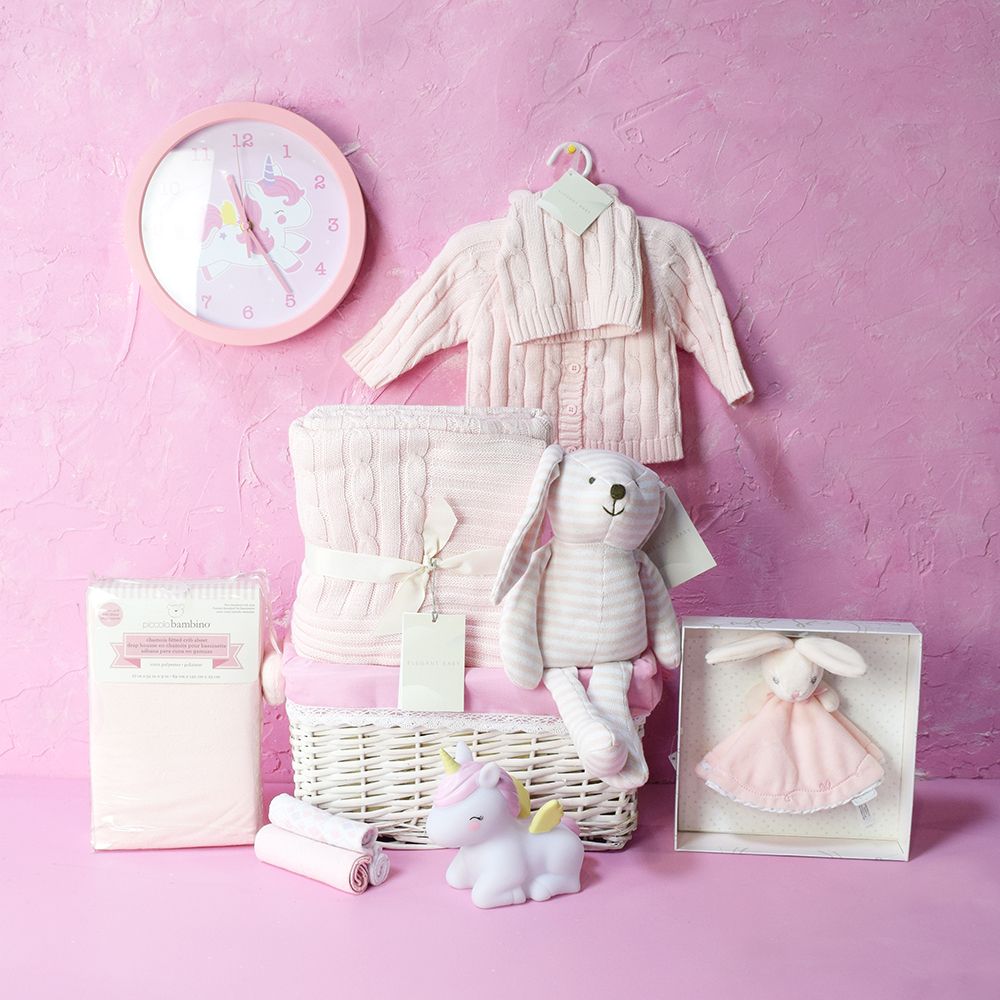 BABY GIRL BEDROOM SET, baby girl gift hamper, newborns, new parents
