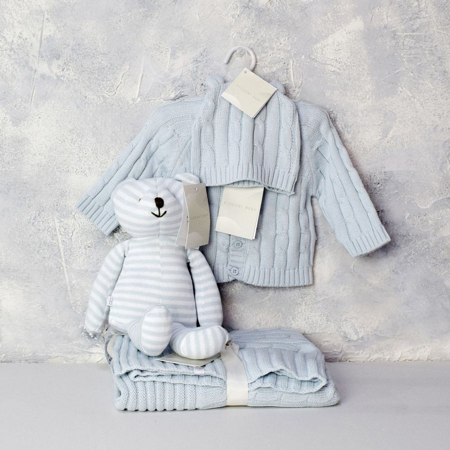 The Elegant Baby Boy Gift Basket