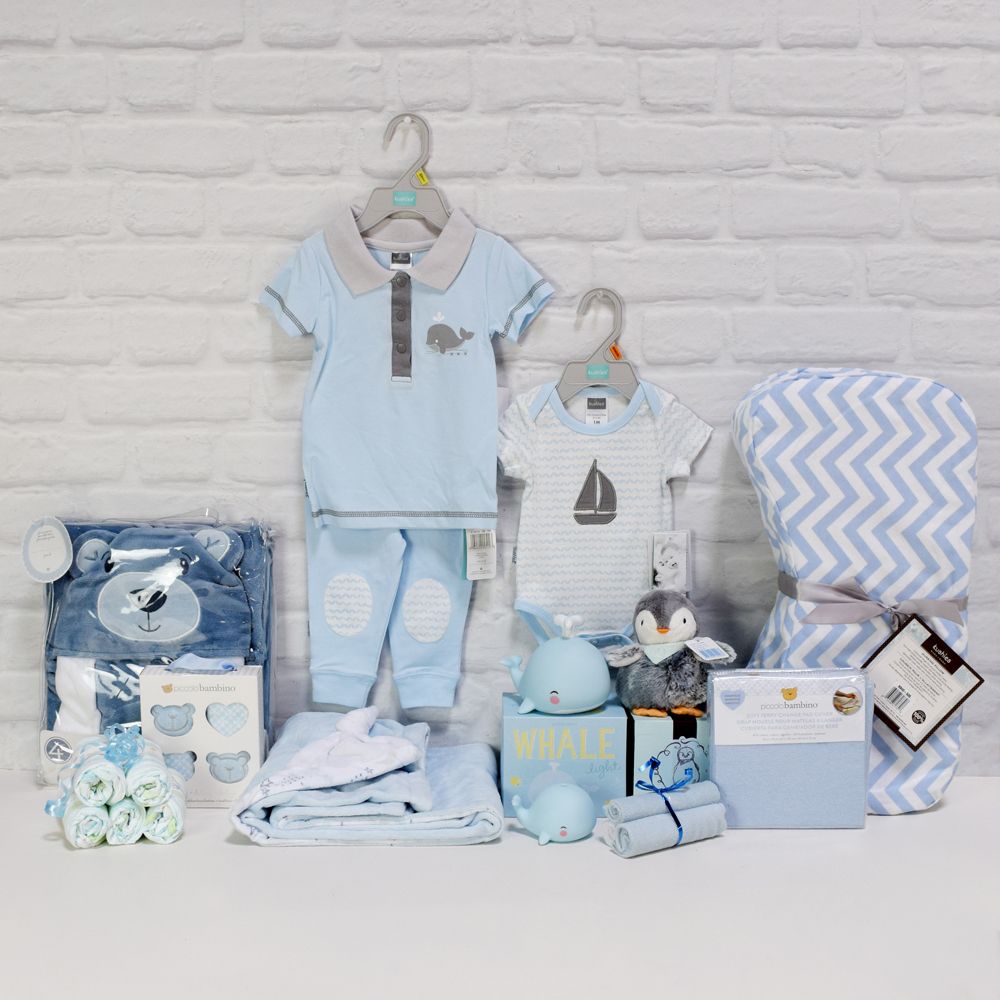 ALL FUN &amp; NO CRY BABY BOY GIFT SET, baby boy gift hamper, newborns, new parents