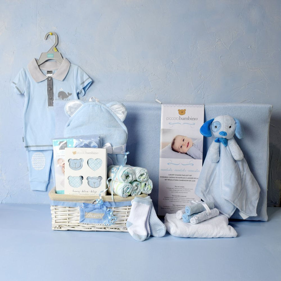 The Classic Baby Boy Gift Basket