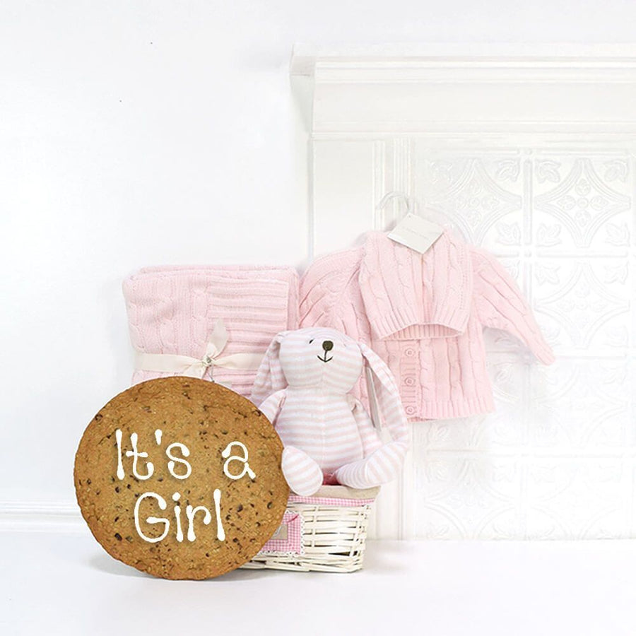 It's A Girl Baby Gift Basket