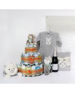 Unisex Baby Gifts, The “Huggies & Chuggies” Celebration Gift Set, 
