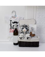 Proud Papa Gift Basket, baby gift baskets, baby boy, baby gift, new parent, baby, wine gift baskets
