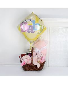 "Welcome Home" Pretty Girl Gift Basket